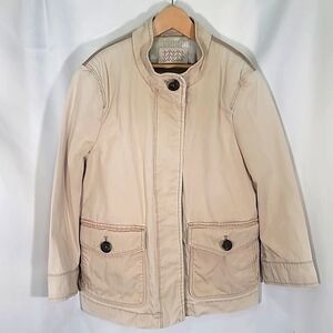 GEOX Khakhi Button Up Utility Cargo Jacket